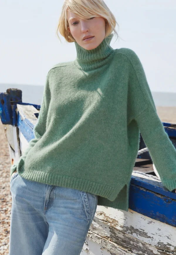 Women Wrap London Knitwear*High-Neck Sweater