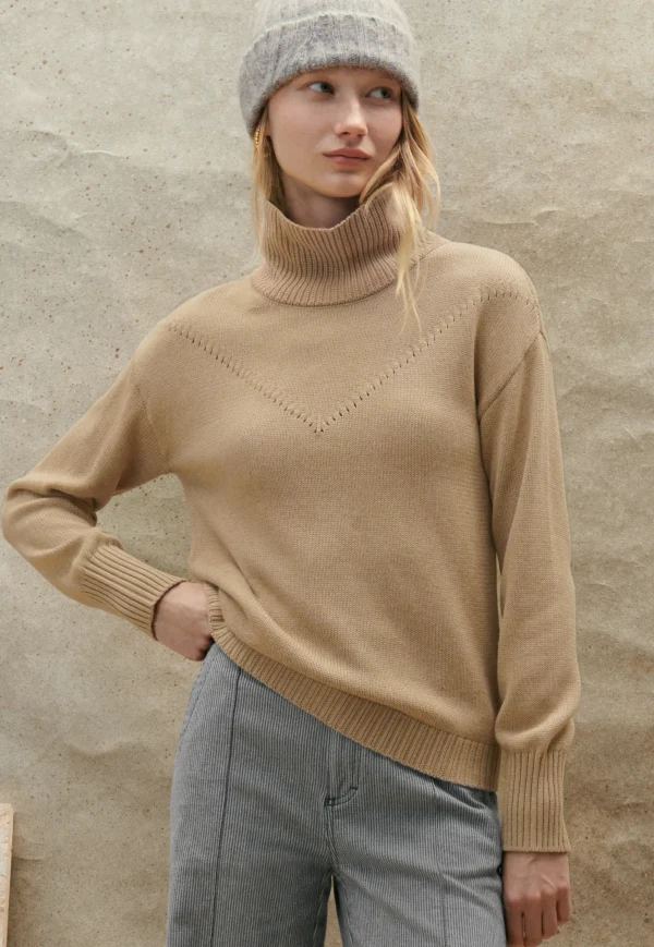 Women Wrap London Knitwear*High-Neck Sweater