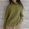 Women Wrap London Knitwear*High-Neck Sweater