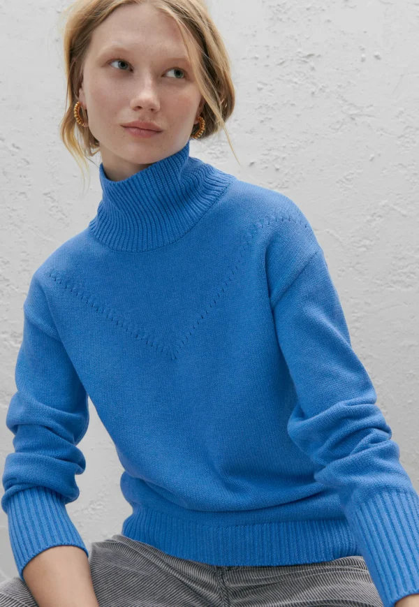 Women Wrap London Knitwear*High-Neck Sweater