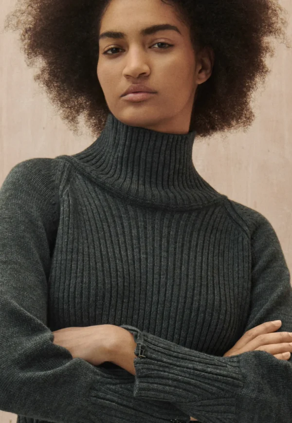 Women Wrap London Knitwear*High-Neck Sweater