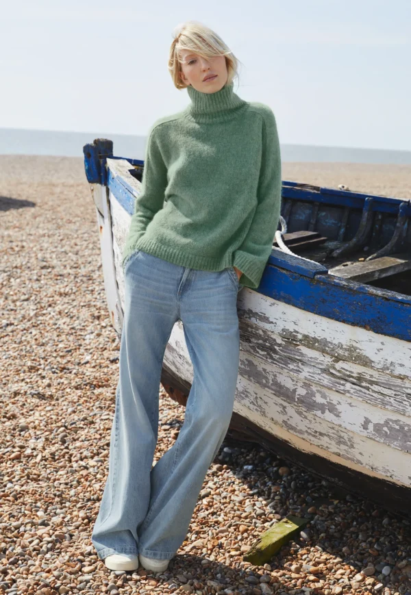 Women Wrap London Knitwear*High-Neck Sweater