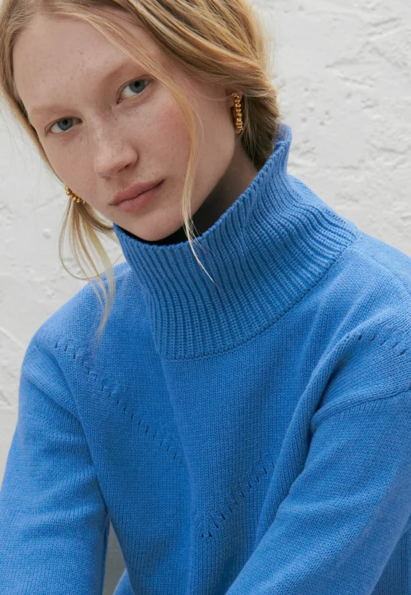 Women Wrap London Knitwear*High-Neck Sweater