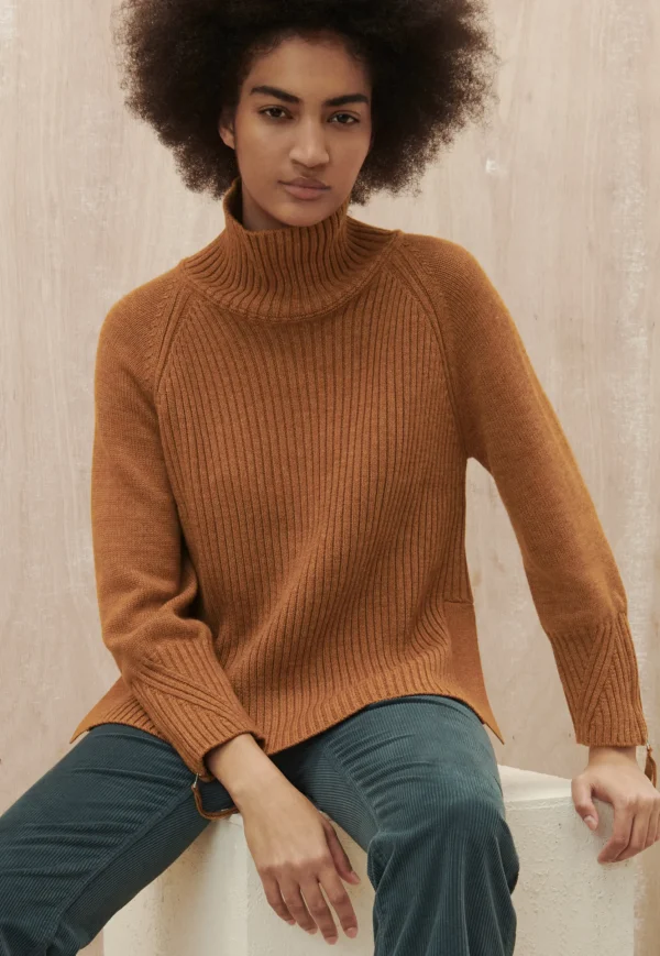 Women Wrap London Knitwear*High-Neck Sweater