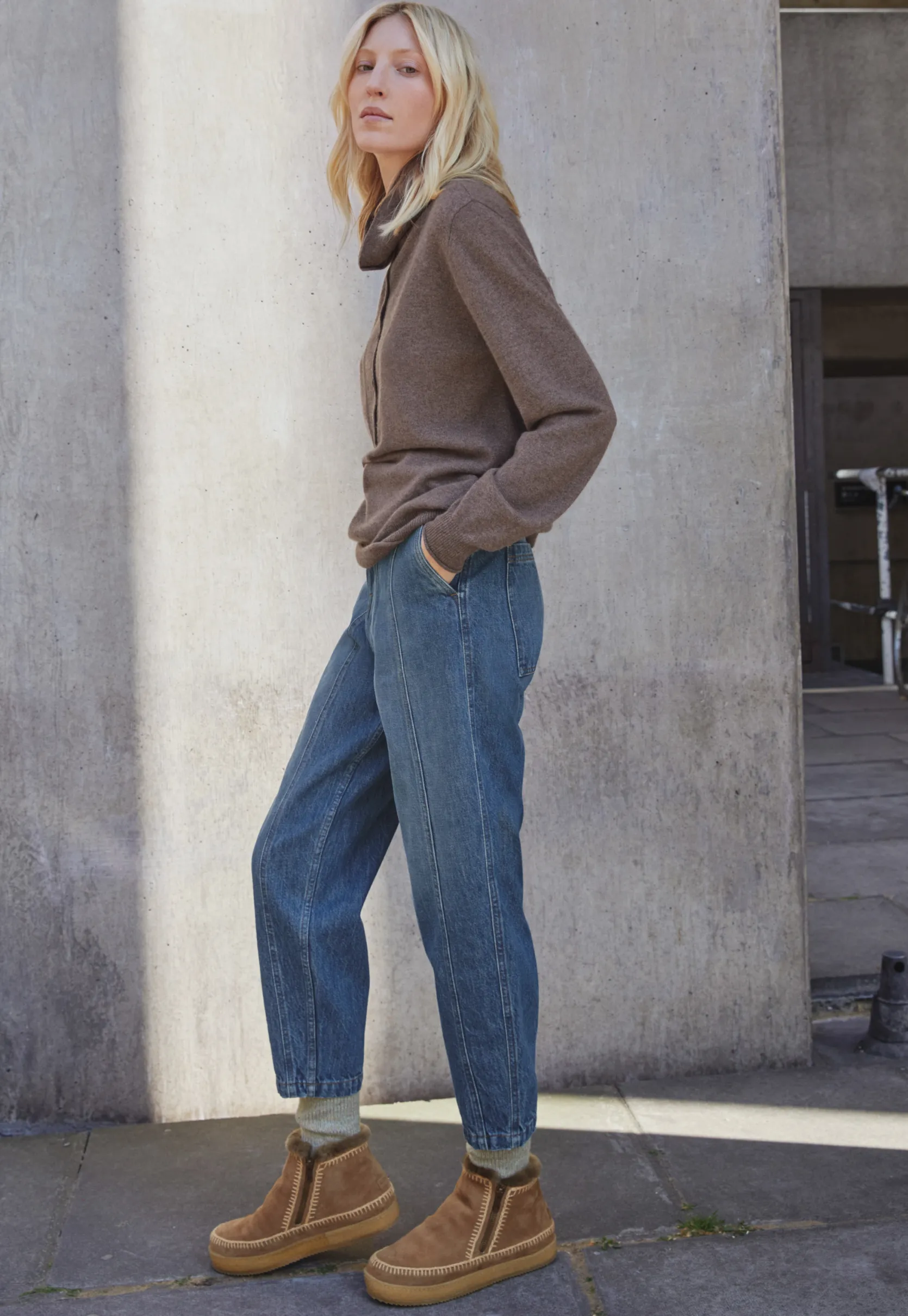 highneck_sweater_3-3.webp Women Wrap London Knitwear*High-Neck Sweater