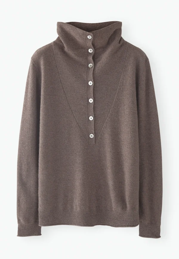 Women Wrap London Knitwear*High-Neck Sweater
