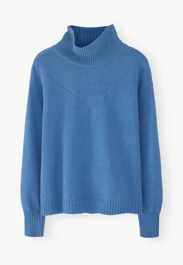 Women Wrap London Knitwear*High-Neck Sweater