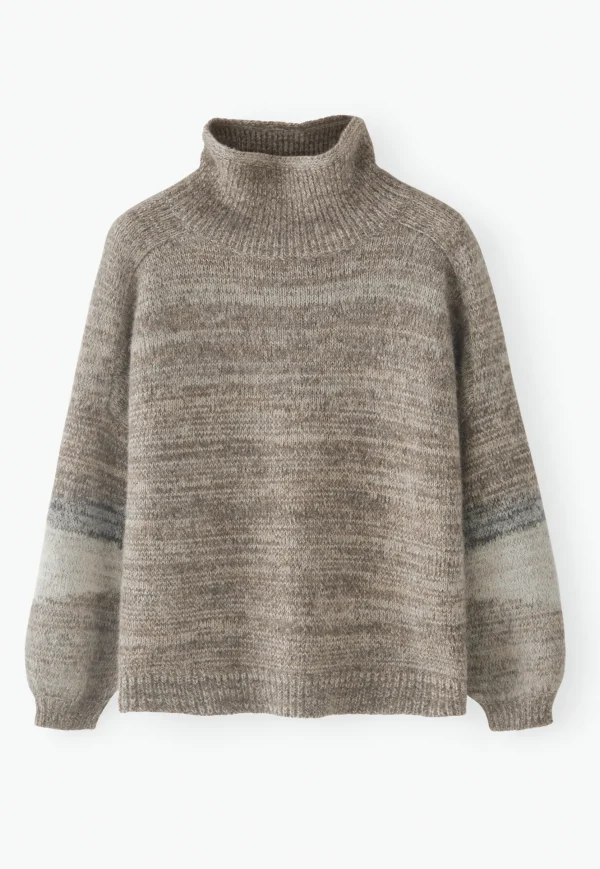 Women Wrap London Knitwear*High-Neck Sweater
