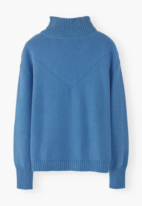Women Wrap London Knitwear*High-Neck Sweater