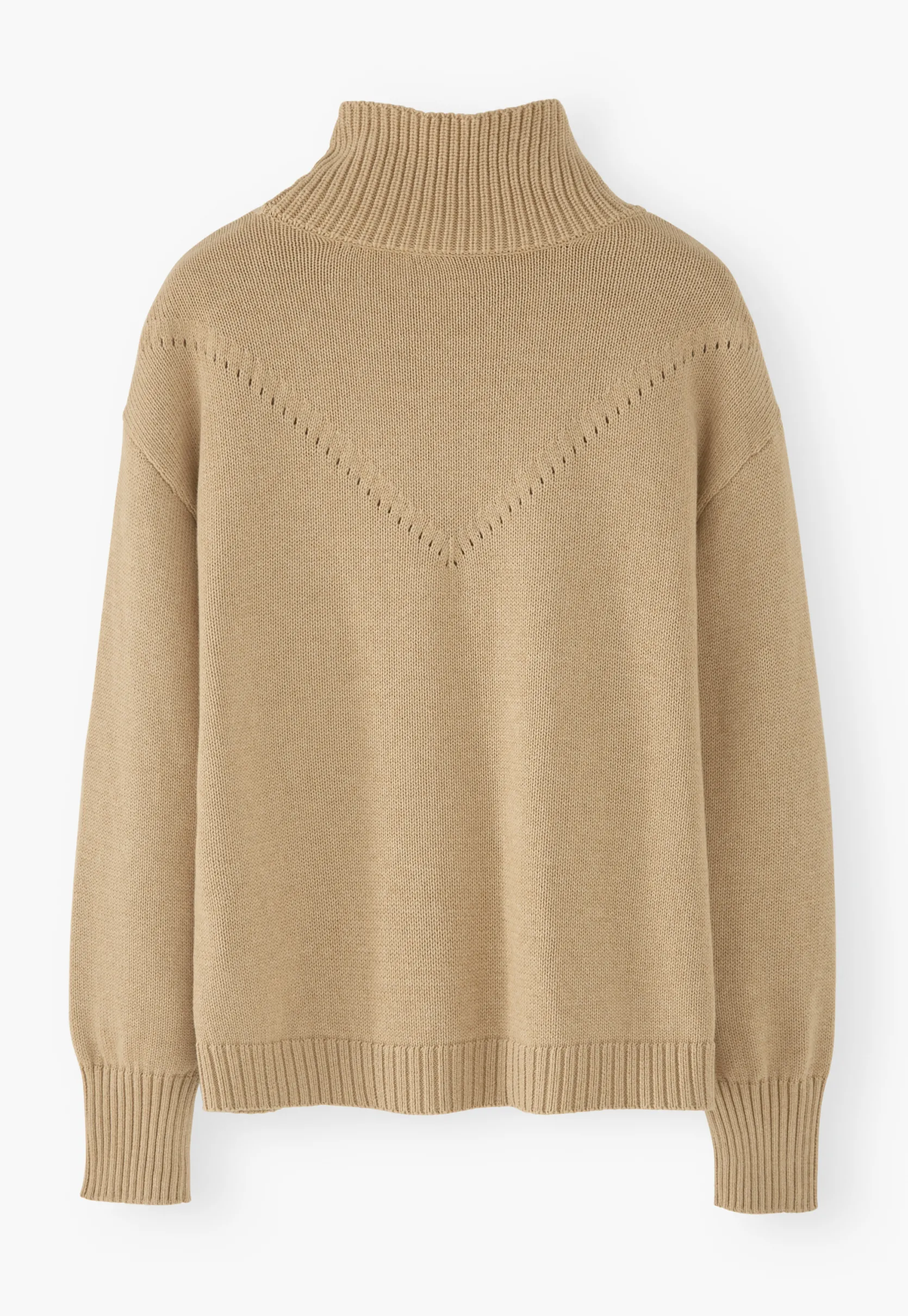 highneck_sweater_5.webp Women Wrap London Knitwear*High-Neck Sweater