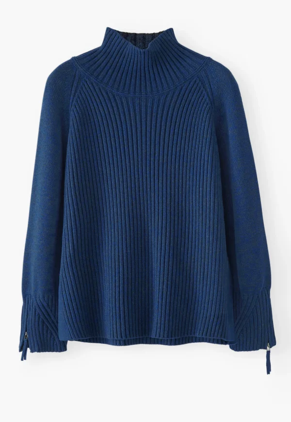 Women Wrap London Knitwear*High-Neck Sweater