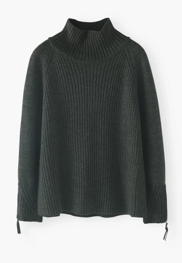 Women Wrap London Knitwear*High-Neck Sweater