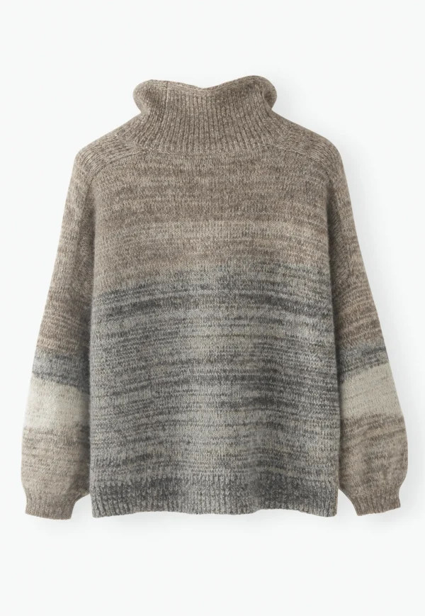Women Wrap London Knitwear*High-Neck Sweater