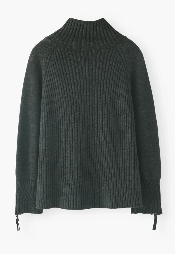Women Wrap London Knitwear*High-Neck Sweater