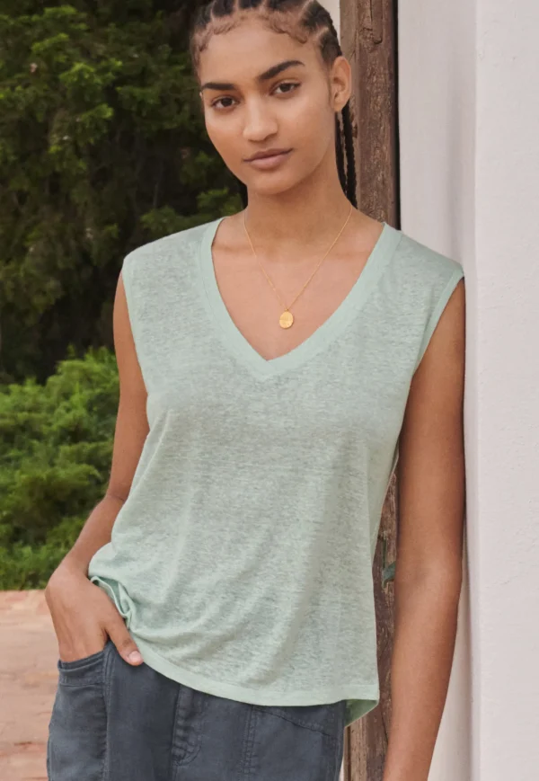 Women Wrap London Jersey Tops*Jersey Tank