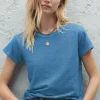 Women Wrap London Jersey Tops*Jersey T-Shirt