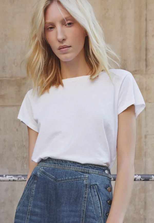 Women Wrap London Jersey Tops*Jersey T-Shirt