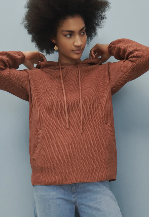 Women Wrap London Knitwear*Knitted Hoodie