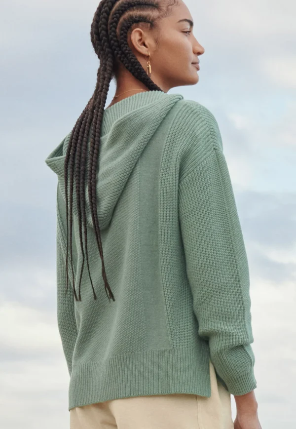 Women Wrap London Knitwear*Knitted Hoodie