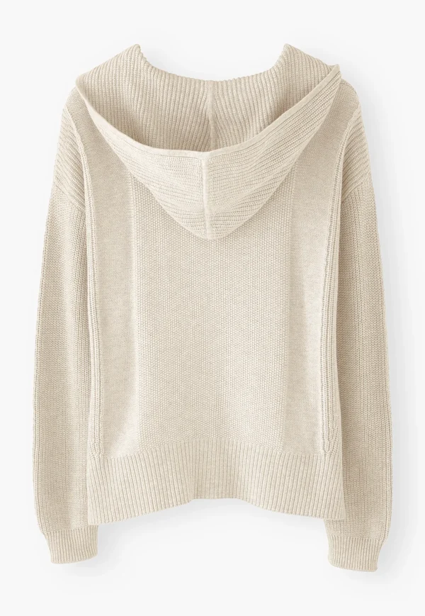 Women Wrap London Knitwear*Knitted Hoodie