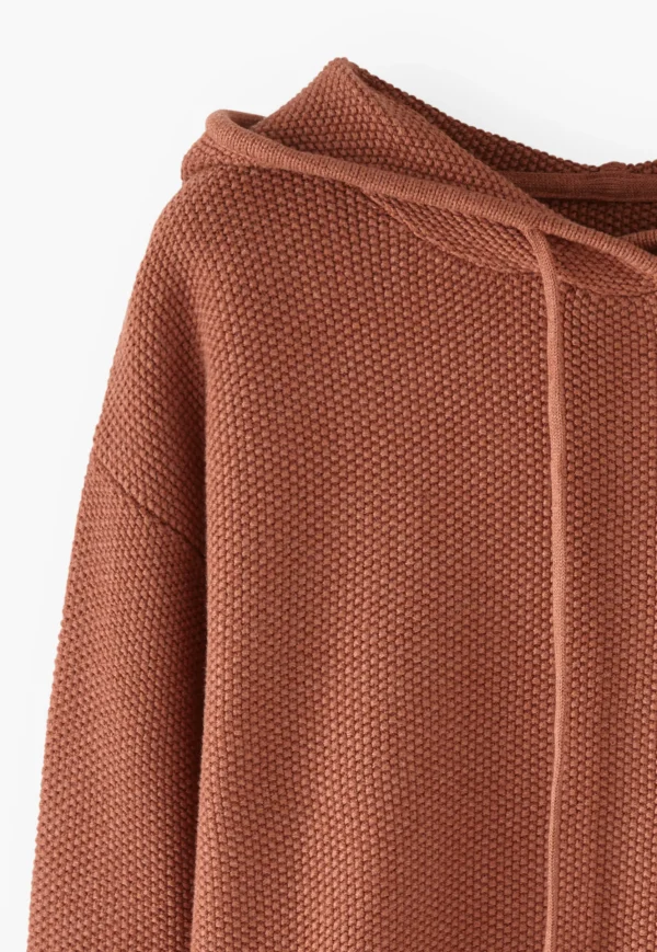 Women Wrap London Knitwear*Knitted Hoodie