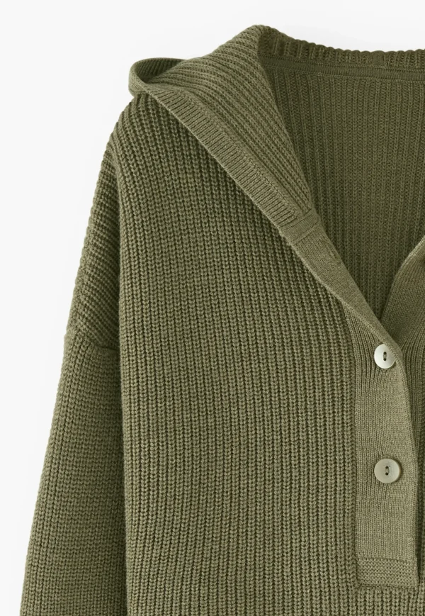 Women Wrap London Knitwear*Knitted Hoodie