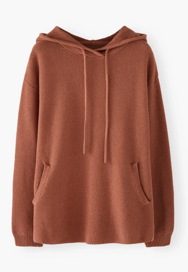 Women Wrap London Knitwear*Knitted Hoodie
