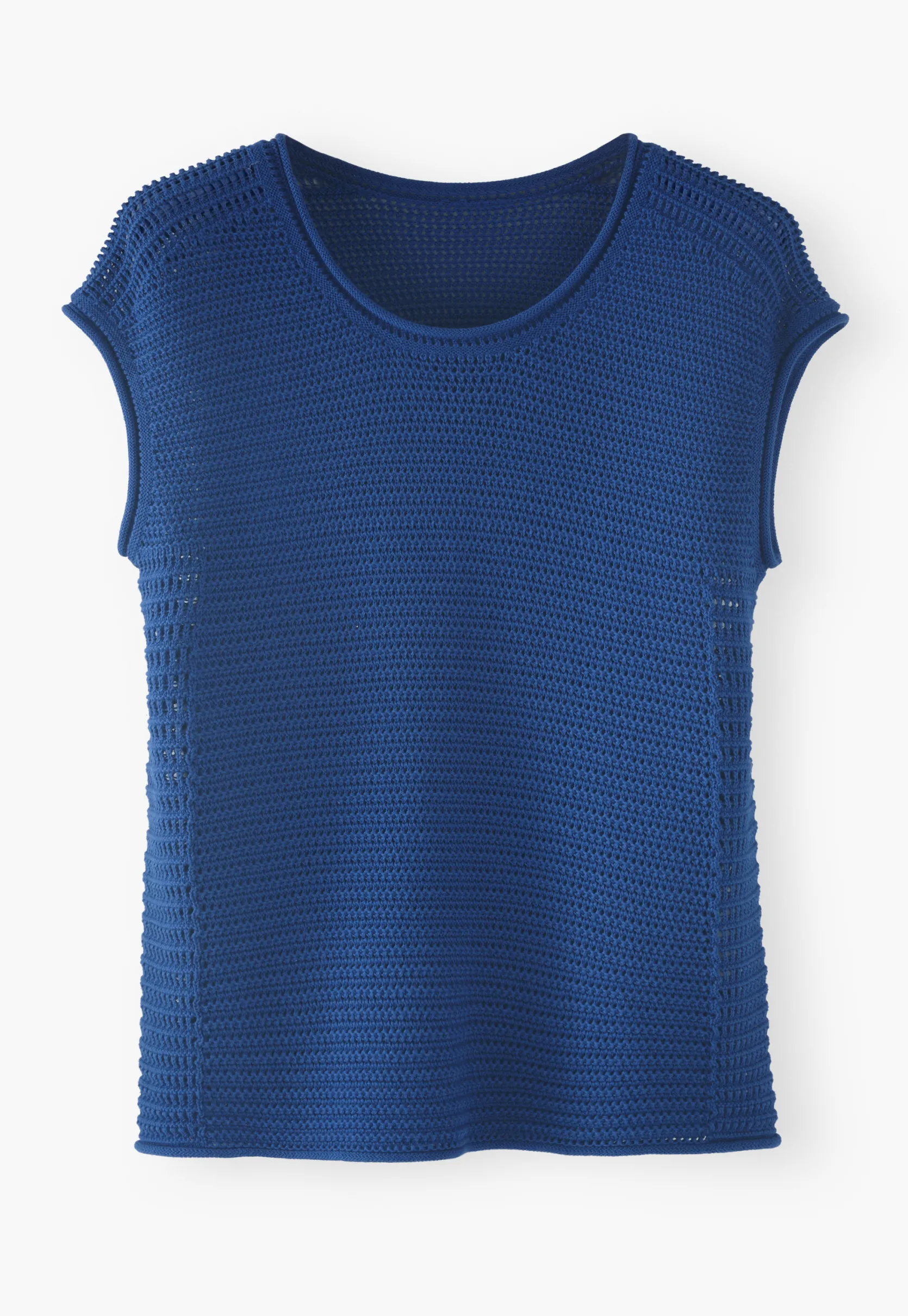knitted_meshstitch_top_0-2.webp Women Wrap London Knitwear*Knitted Mesh-Stitch Top