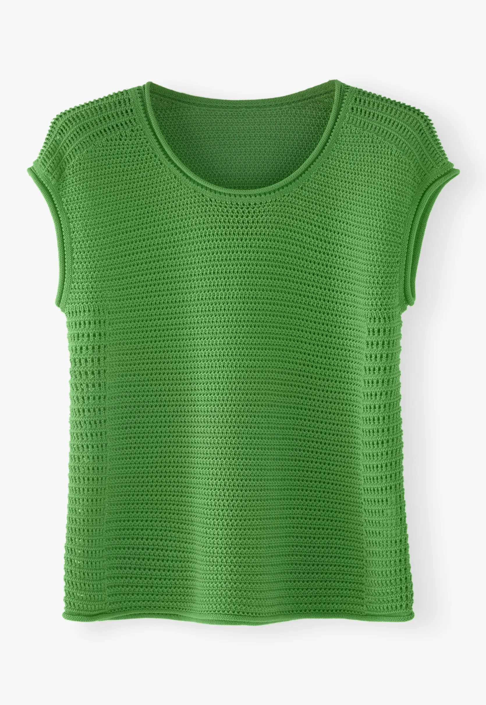 knitted_meshstitch_top_4-1.webp Women Wrap London Knitwear*Knitted Mesh-Stitch Top