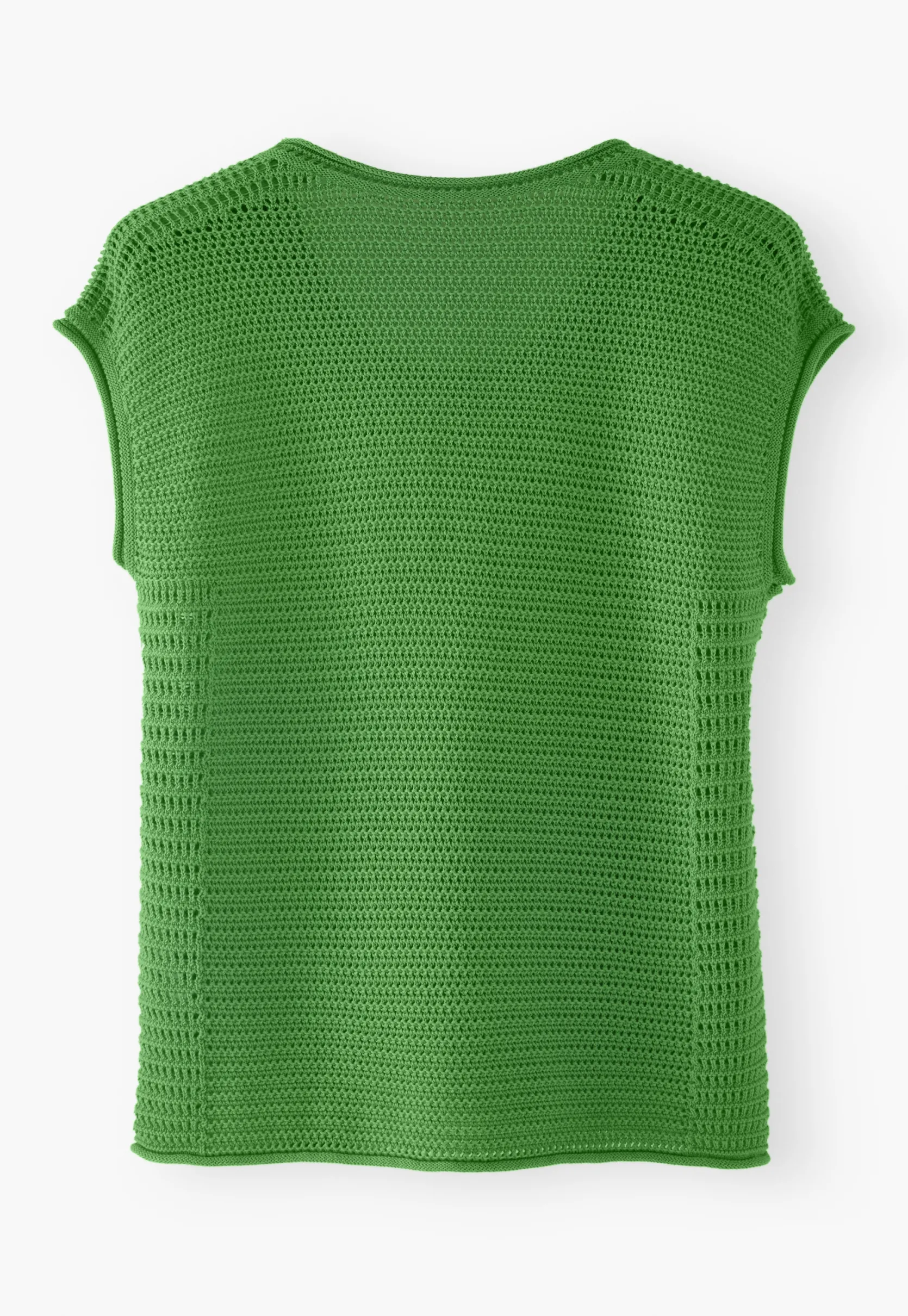 knitted_meshstitch_top_5-1.webp Women Wrap London Knitwear*Knitted Mesh-Stitch Top