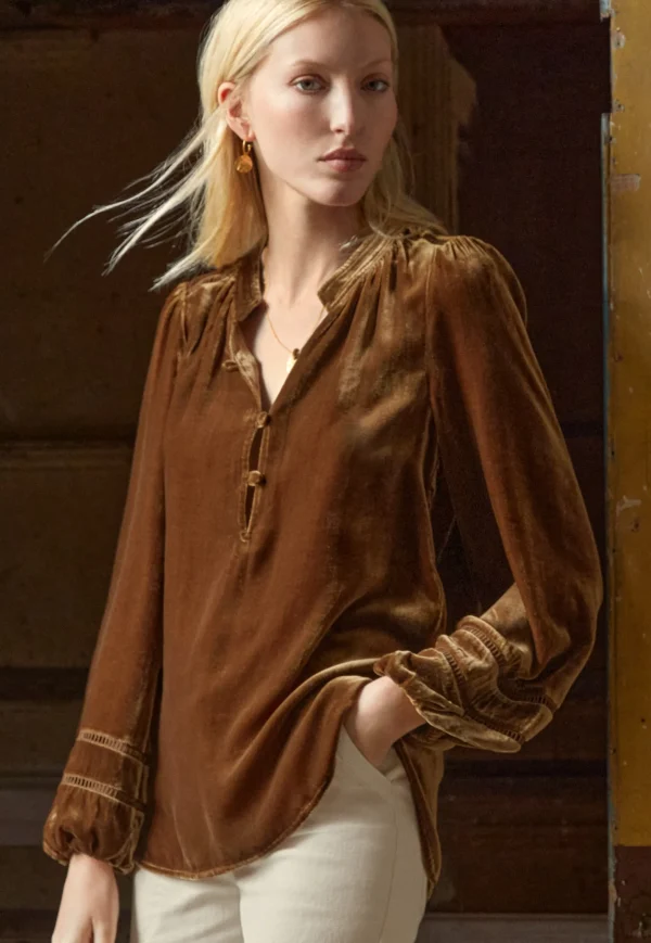 Women Wrap London Shirts & Tops*Lace-Sleeve Blouse