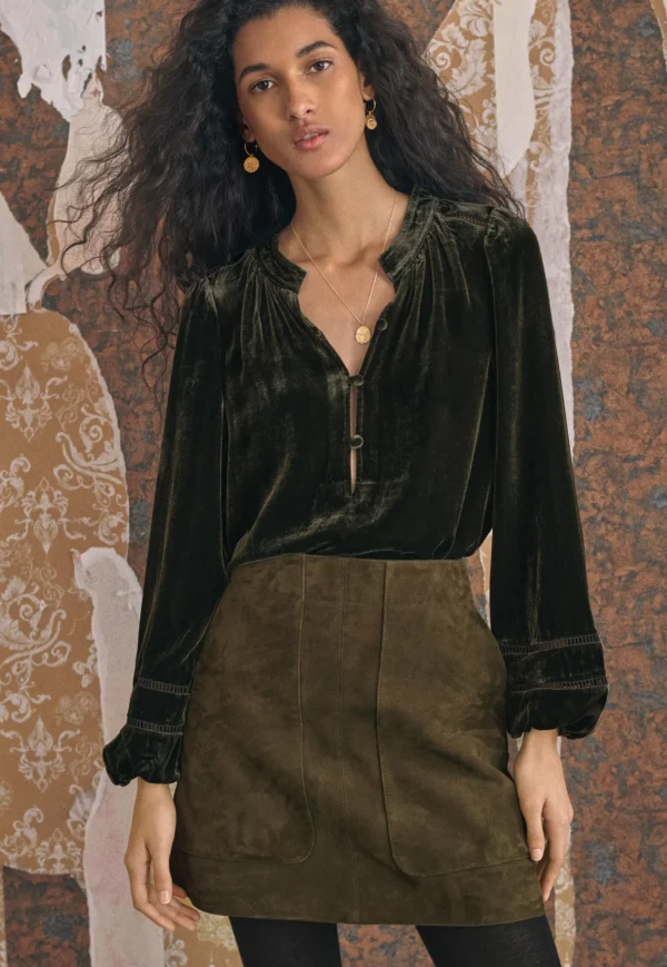 Women Wrap London Shirts & Tops*Lace-Sleeve Blouse