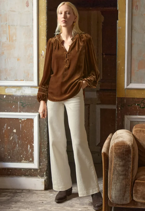 Women Wrap London Shirts & Tops*Lace-Sleeve Blouse