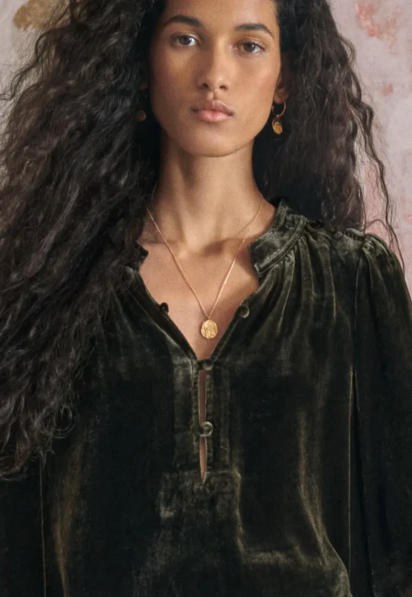 Women Wrap London Shirts & Tops*Lace-Sleeve Blouse