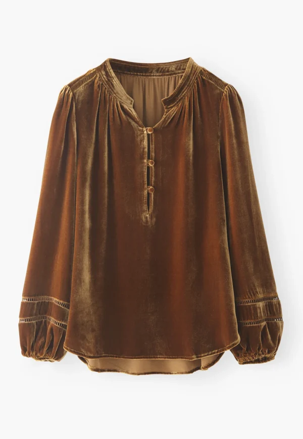 Women Wrap London Shirts & Tops*Lace-Sleeve Blouse