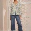 Women Wrap London Shirts & Tops*Leaf-Print Blouse