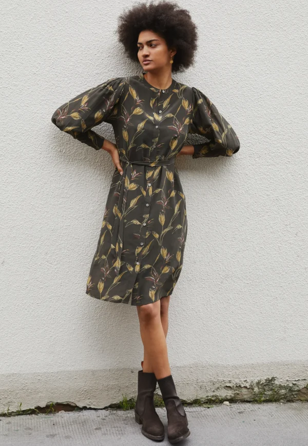 Women Wrap London Dresses & Skirts*Leaf-Print Dress