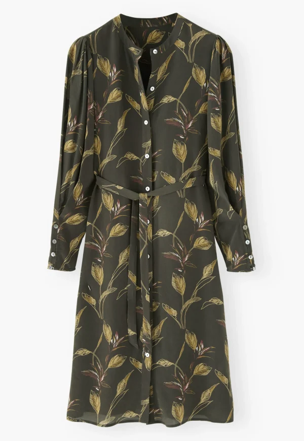 Women Wrap London Dresses & Skirts*Leaf-Print Dress