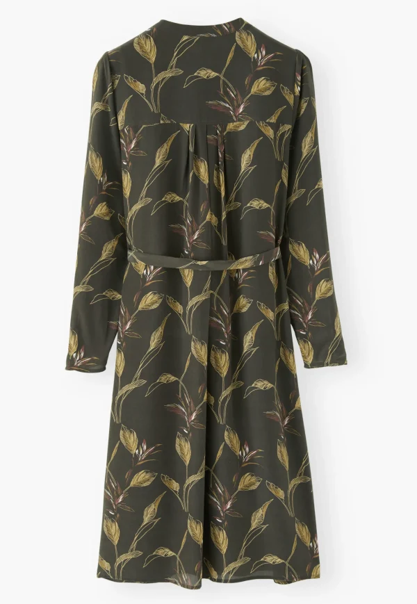 Women Wrap London Dresses & Skirts*Leaf-Print Dress