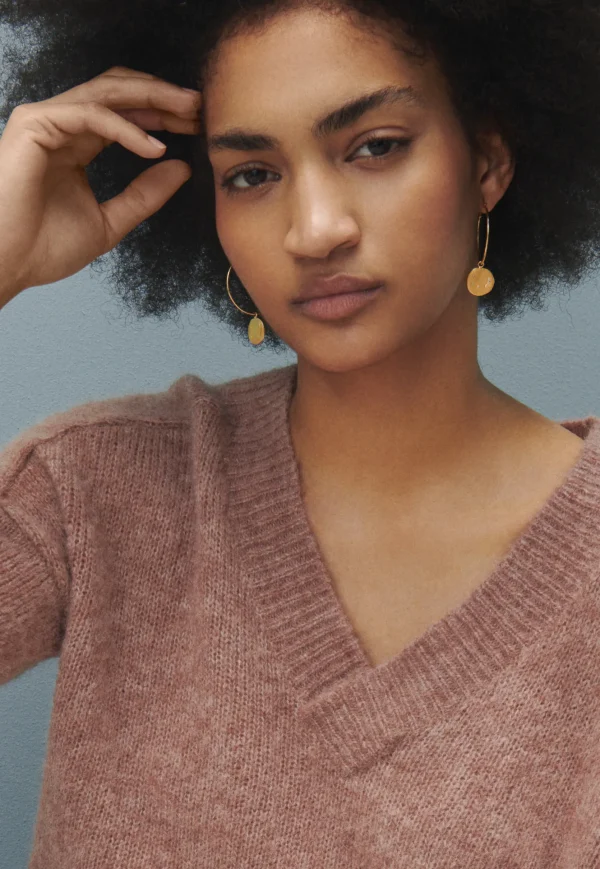 Women Wrap London Jewellery*Moons-And-Stars Pendant Hoop Earrings