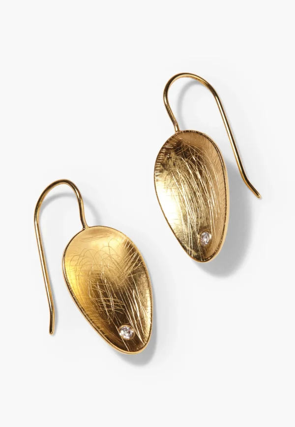Women Wrap London Jewellery*Oval Drop Earrings