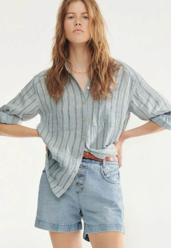 Women Wrap London Shirts & Tops*Oversized Striped Shirt