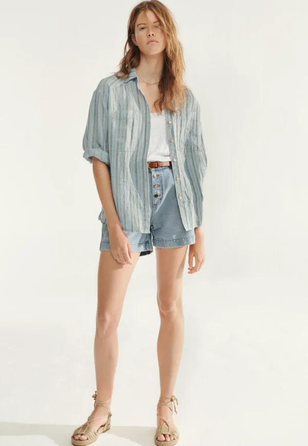 Women Wrap London Shirts & Tops*Oversized Striped Shirt