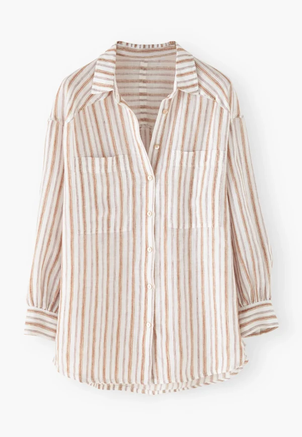 Women Wrap London Shirts & Tops*Oversized Striped Shirt