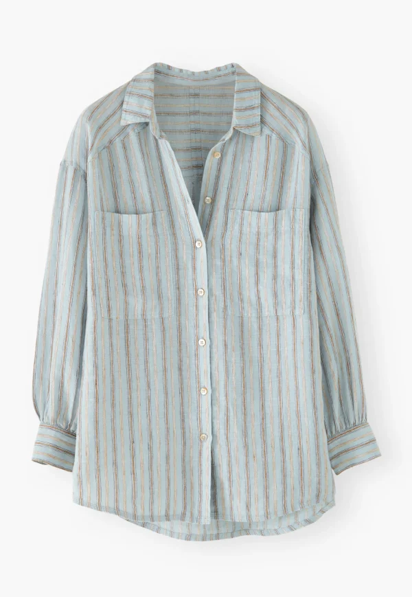 Women Wrap London Shirts & Tops*Oversized Striped Shirt