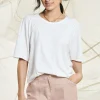 Women Wrap London Jersey Tops*Panelled Top