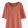 Women Wrap London Jersey Tops*Panelled Top