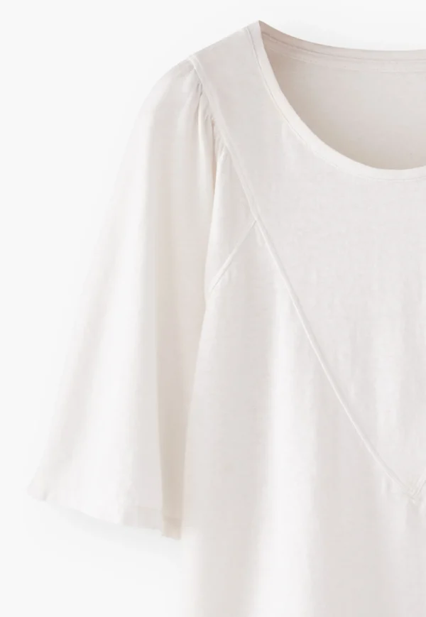 Women Wrap London Jersey Tops*Panelled Top