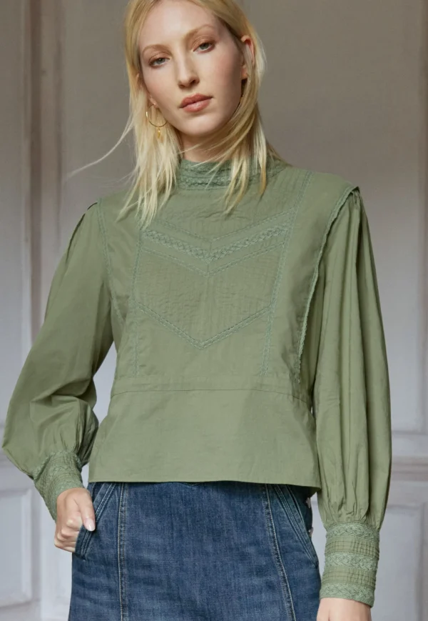 Women Wrap London Shirts & Tops*Pintuck Blouse