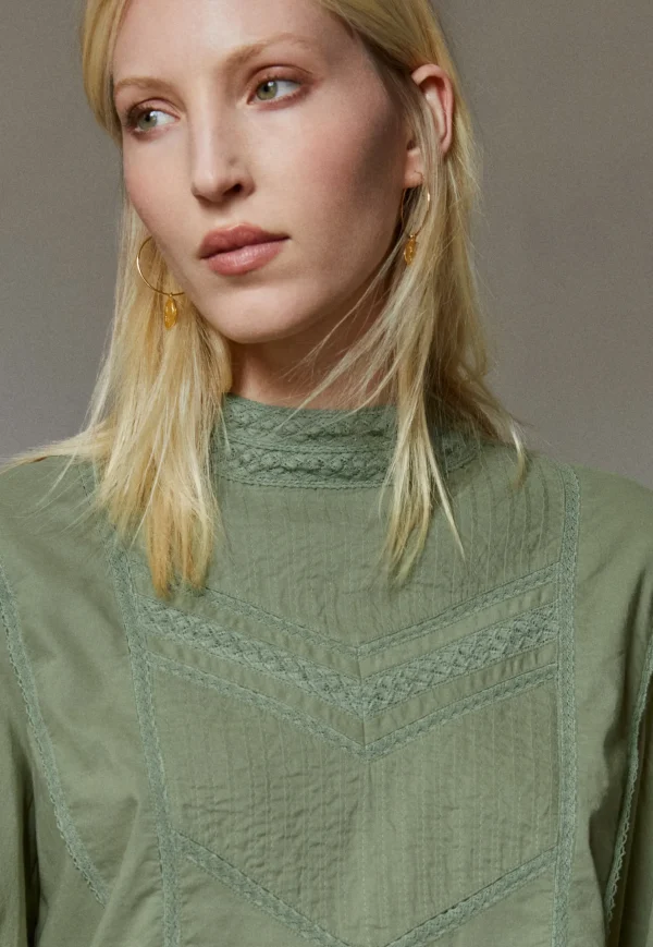 Women Wrap London Shirts & Tops*Pintuck Blouse